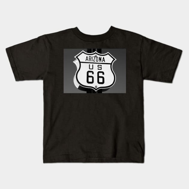 route 66 #10 Kids T-Shirt by dltphoto